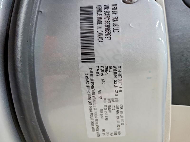 Auction sale of the 2023 Chrysler Pacifica, vin: 2C4RC1BG3PR559797, lot number: 47085036