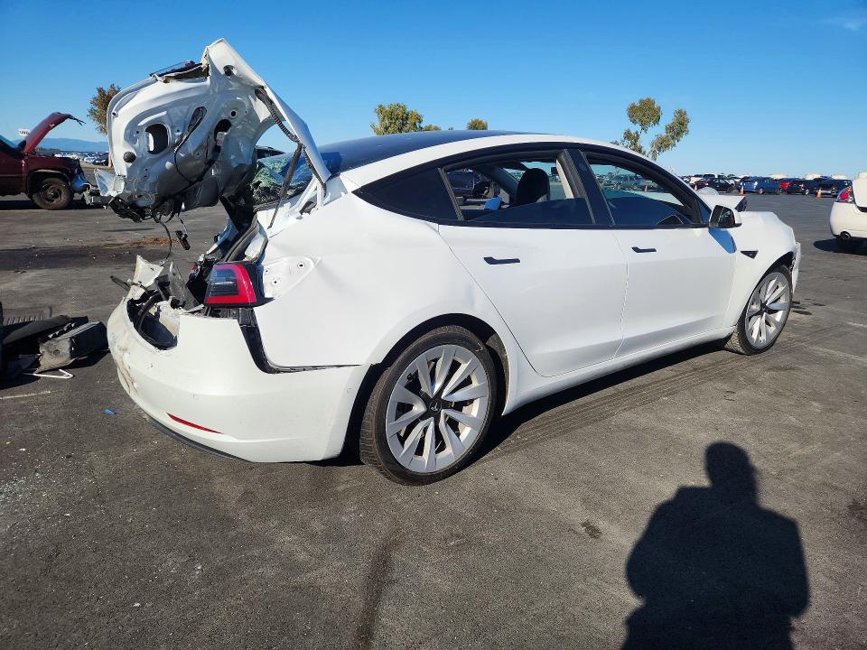 Aukcja sprzedaży 2022 Tesla Model 3, vin: 5YJ3E1EB3NF145394, numer aukcji: 41775466