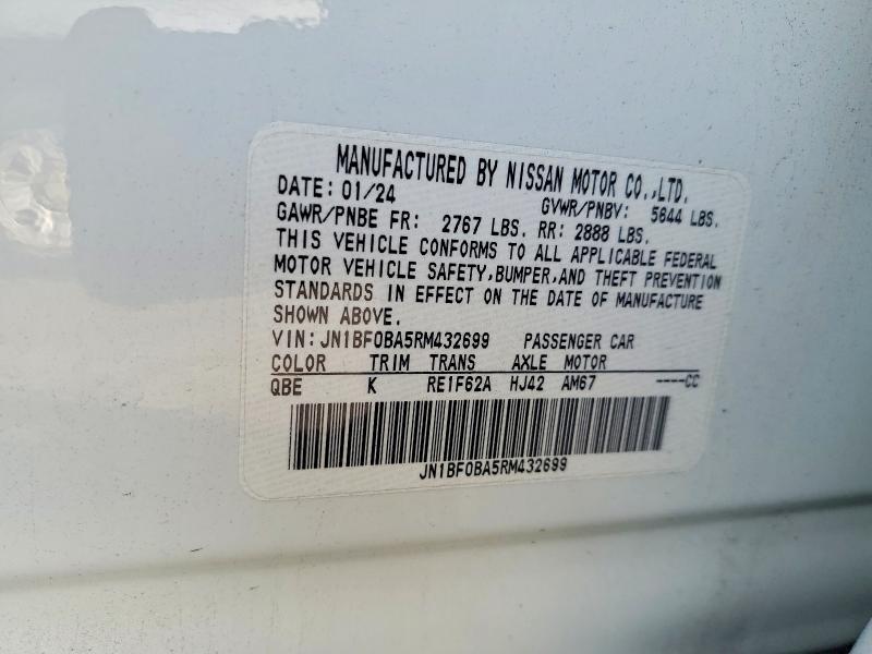Aukcja sprzedaży 2024 Nissan Ariya, vin: JN1BF0BA5RM432699, numer aukcji: 46908656