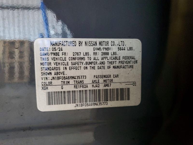 Продажа на аукционе авто 2024 Nissan Ariya, vin: JN1BF0BA6RM435773, номер лота: 79738065