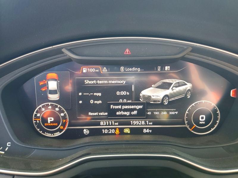 2017 Audi A4 მანქანა იყიდება აუქციონზე, vin: WAUENAF47HN023505, აუქციონის ნომერი: 46372596