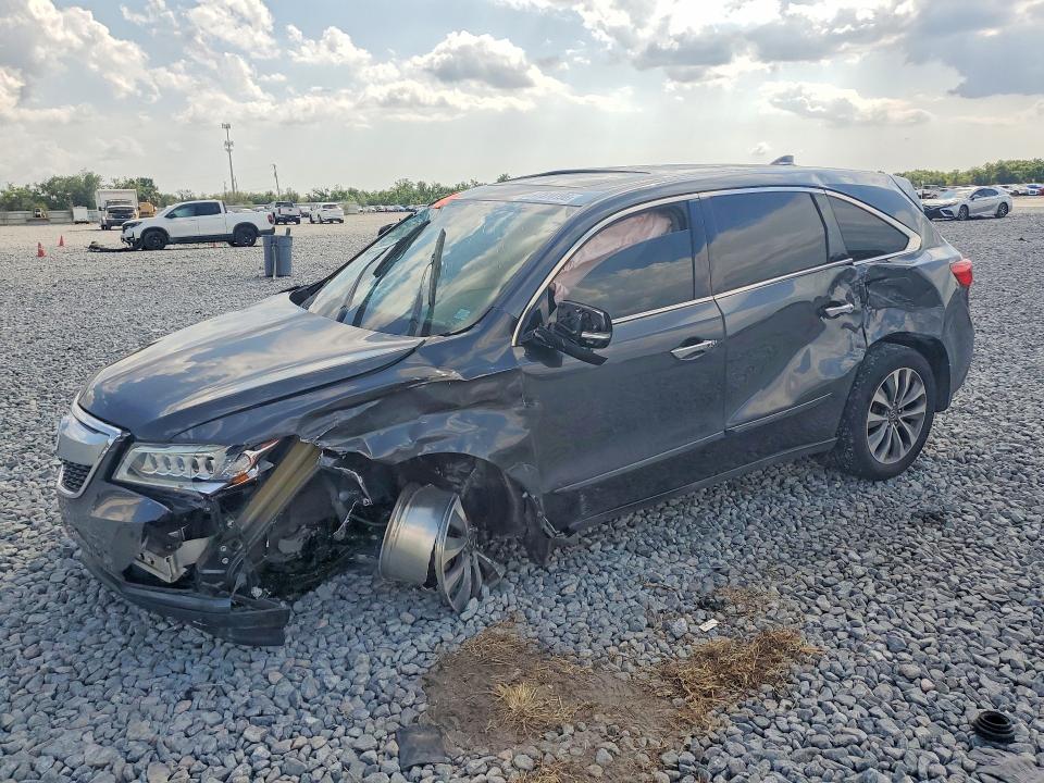 2016 Acura Mdx მანქანა იყიდება აუქციონზე, vin: 5FRYD3H47GB009451, აუქციონის ნომერი: 47510196
