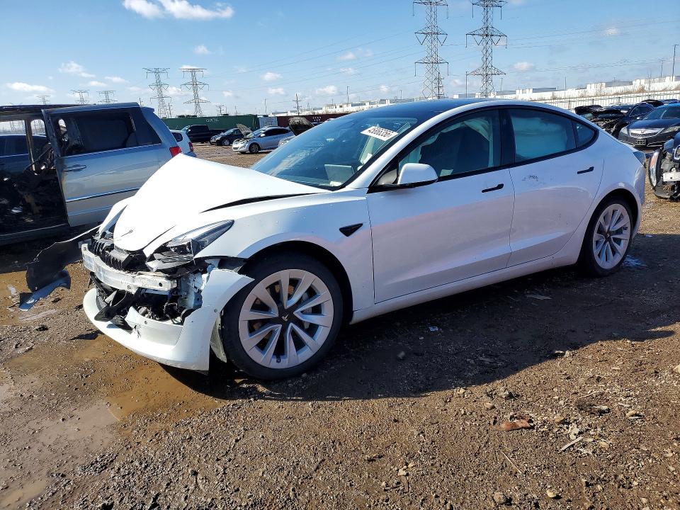 45866356 :رقم المزاد ، 5YJ3E1EA7MF922200 vin ، 2021 Tesla Model 3 مزاد بيع
