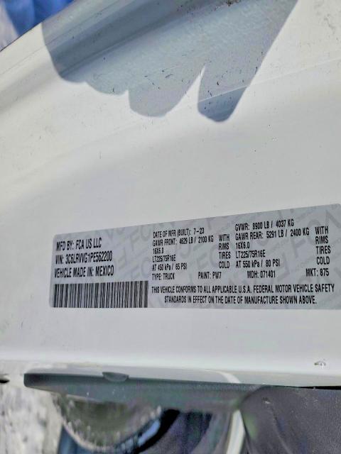 Aukcja sprzedaży 2023 Ram Promaster 2500, vin: 3C6LRVVG1PE562200, numer aukcji: 74490035