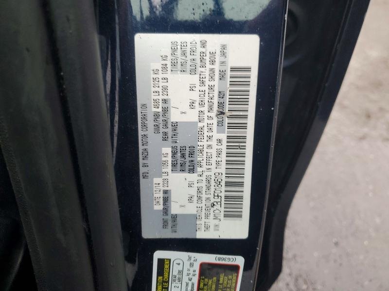 79207995 :رقم المزاد ، JM1CW2BL9F0184619 vin ، 2015 Mazda 5 مزاد بيع