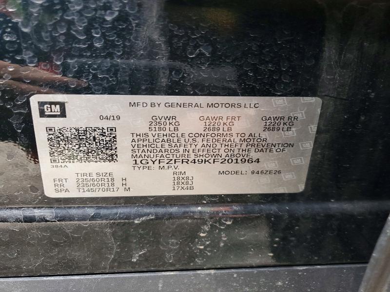 Продаж на аукціоні авто 2019 Cadillac Xt4, vin: 1GYFZFR49KF201964, номер лоту: 79988465