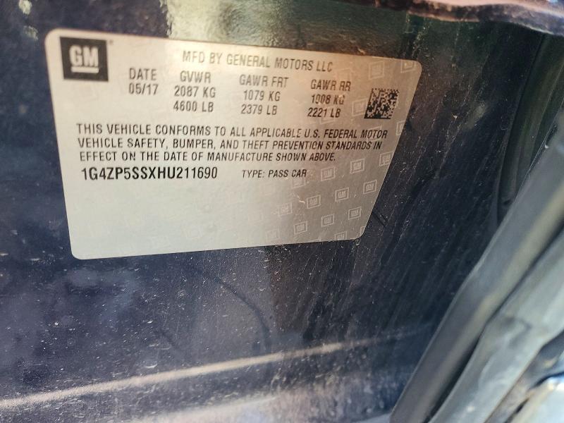 Aukcja sprzedaży 2017 Buick Lacrosse, vin: 1G4ZP5SSXHU211690, numer aukcji: 46195646