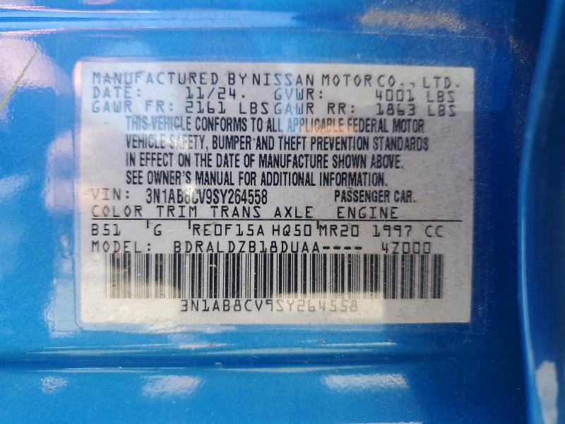 46756406 :رقم المزاد ، 3N1AB8CV9SY264558 vin ، 2025 Nissan Sentra مزاد بيع