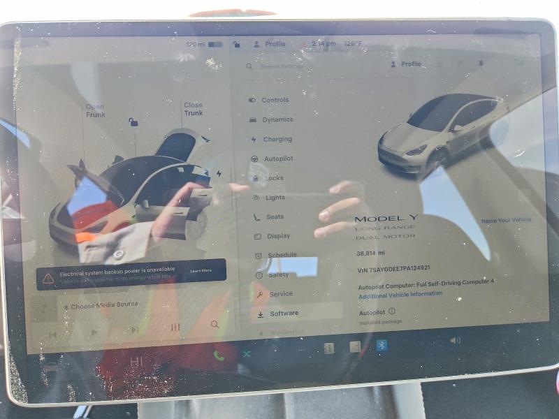 Aukcja sprzedaży 2023 Tesla Model Y, vin: 7SAYGDEE7PA124921, numer aukcji: 46227136
