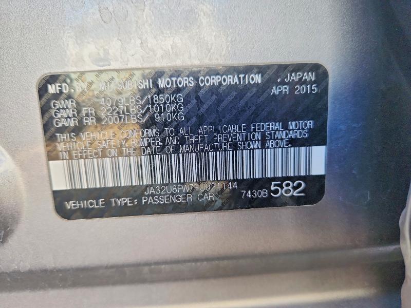 Продажа на аукционе авто 2015 Mitsubishi Lancer, vin: JA32U8FW7FU021144, номер лота: 79408945