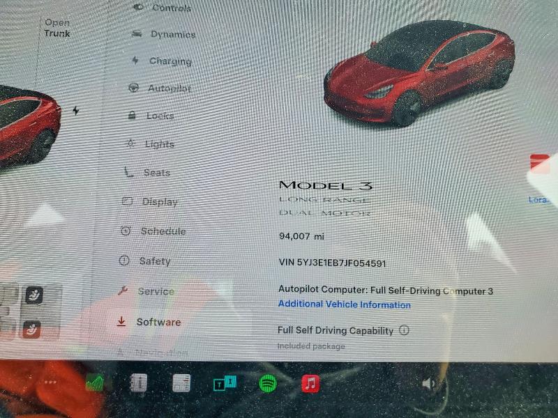 Продажа на аукционе авто 2018 Tesla Model 3, vin: 5YJ3E1EB7JF054591, номер лота: 47820236