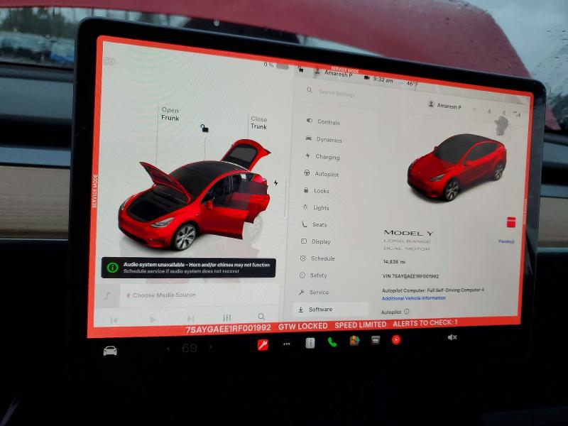 Продаж на аукціоні авто 2024 Tesla Model Y, vin: 7SAYGAEE1RF001992, номер лоту: 46267556