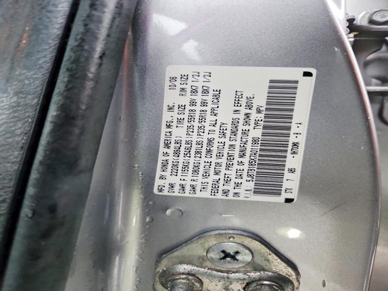 Продажа на аукционе авто 2007 Acura Rdx, vin: 5J8TB185X7A011980, номер лота: 79796345