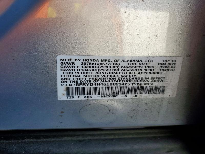 Aukcja sprzedaży 2014 Acura Mdx, vin: 5FRYD4H46EB023425, numer aukcji: 79399245