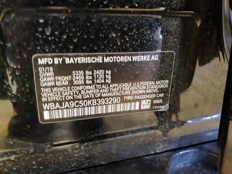 Aukcja sprzedaży 2019 Bmw 530e, vin: WBAJA9C50KB393290, numer aukcji: 42070086