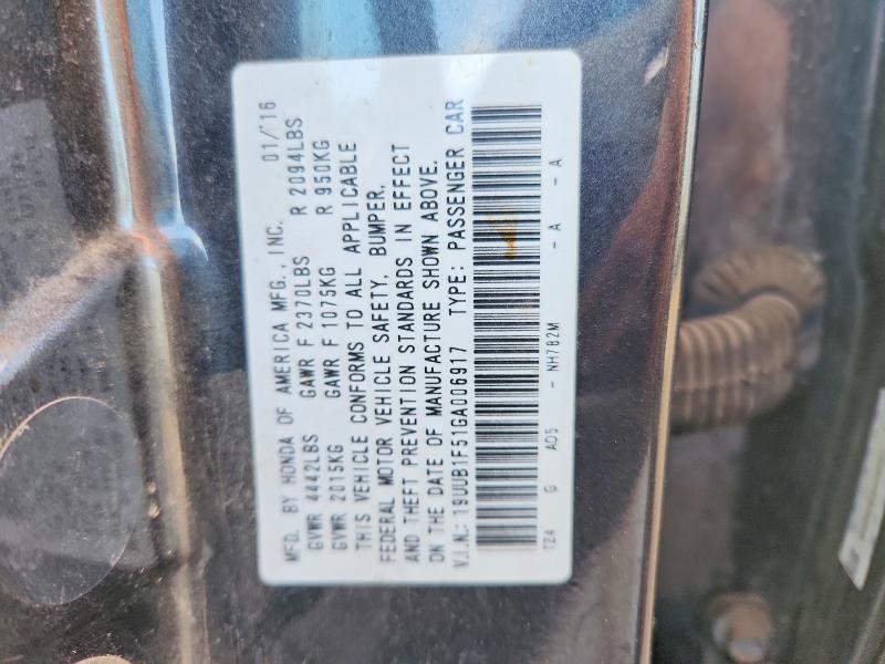 Aukcja sprzedaży 2016 Acura Tlx, vin: 19UUB1F51GA006917, numer aukcji: 42069626