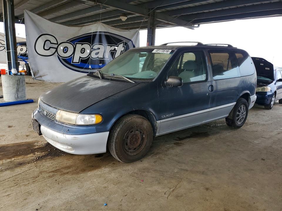 1997 Nissan Quest მანქანა იყიდება აუქციონზე, vin: 4N2DN111XVD847377, აუქციონის ნომერი: 48173516