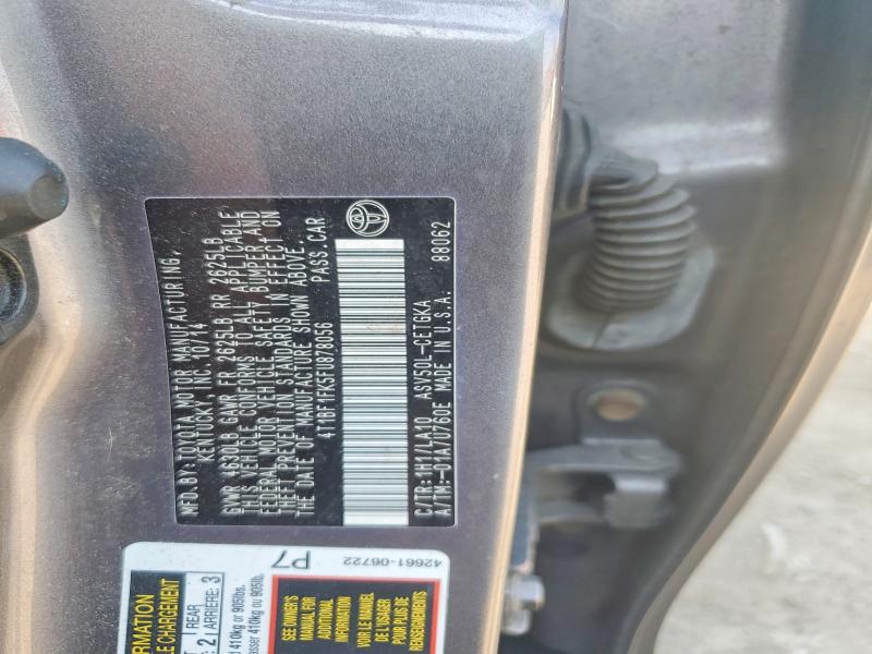47289516 :رقم المزاد ، 4T1BF1FK5FU878056 vin ، 2015 Toyota Camry مزاد بيع