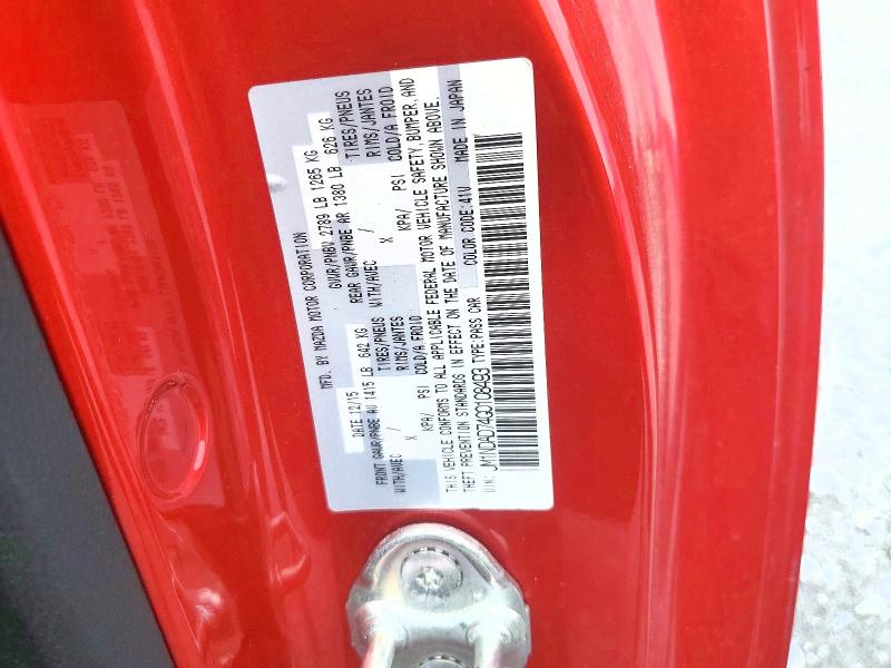 2016 Mazda Mx-5 Miata მანქანა იყიდება აუქციონზე, vin: JM1NDAD74G0108493, აუქციონის ნომერი: 48018826
