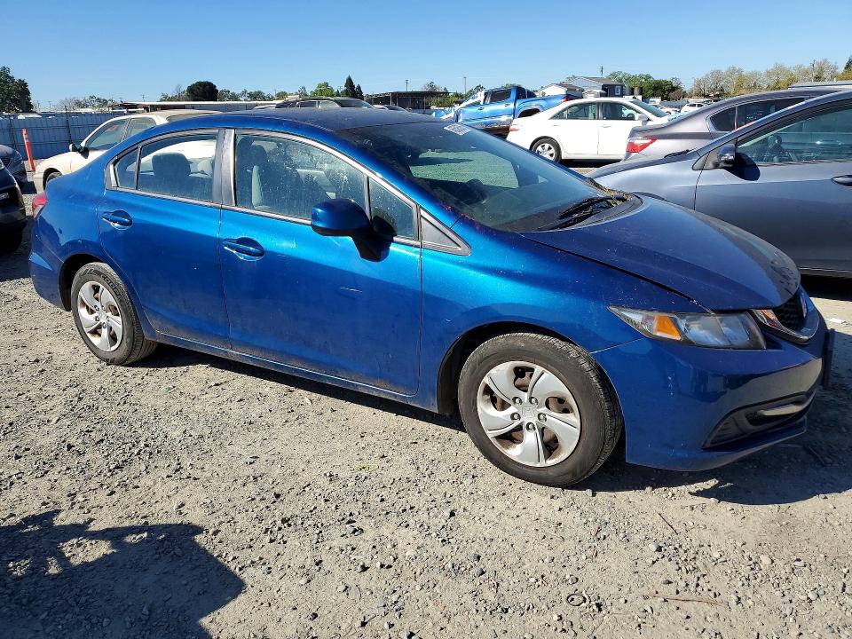2013 Honda Civic მანქანა იყიდება აუქციონზე, vin: 2HGFB2F52DH577408, აუქციონის ნომერი: 45538506