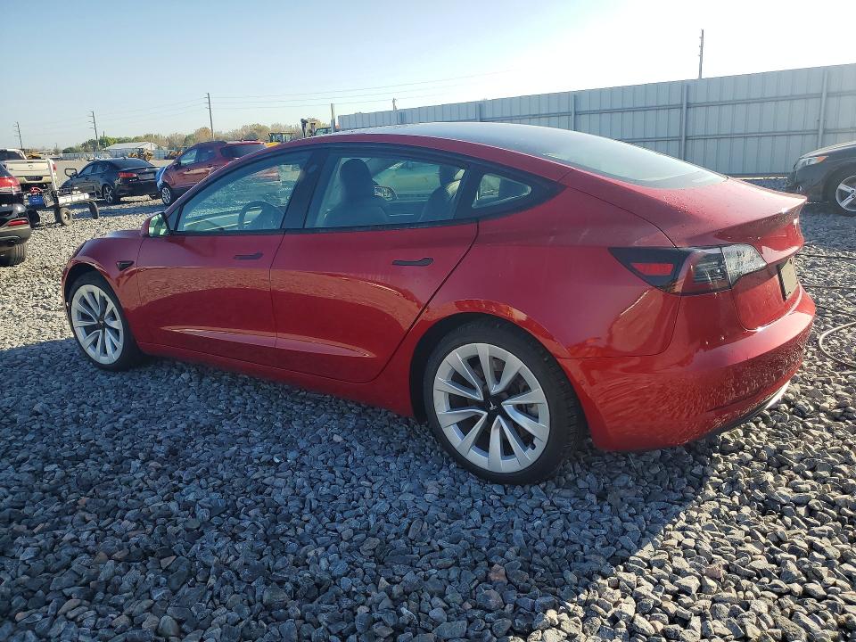 41996756 :رقم المزاد ، 5YJ3E1EB0NF186534 vin ، 2022 Tesla Model 3 مزاد بيع