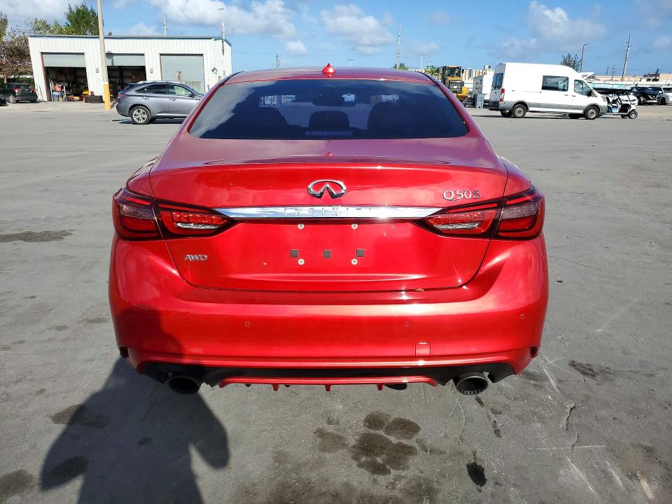 Продажа на аукционе авто 2018 Infiniti Q50, vin: JN1FV7AR5JM480356, номер лота: 45492376