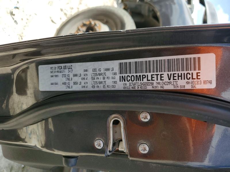 46903386 :رقم المزاد ، 3C7WRTCL5HG692290 vin ، 2017 Ram 3500 مزاد بيع