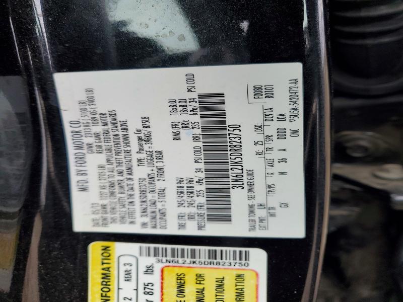 Продажа на аукционе авто 2013 Lincoln Mkz, vin: 3LN6L2JK5DR823750, номер лота: 79474415