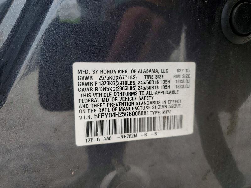 Aukcja sprzedaży 2016 Acura Mdx, vin: 5FRYD4H25GB008061, numer aukcji: 79635465