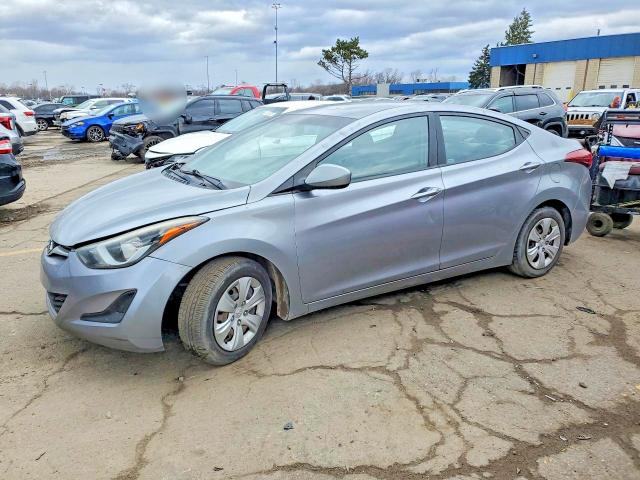 46147546 :رقم المزاد ، 5NPDH4AE1GH736325 vin ، 2016 Hyundai Elantra مزاد بيع