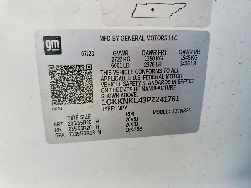 Продажа на аукционе авто 2023 Gmc Acadia, vin: 1GKKNKL43PZ241761, номер лота: 46537476