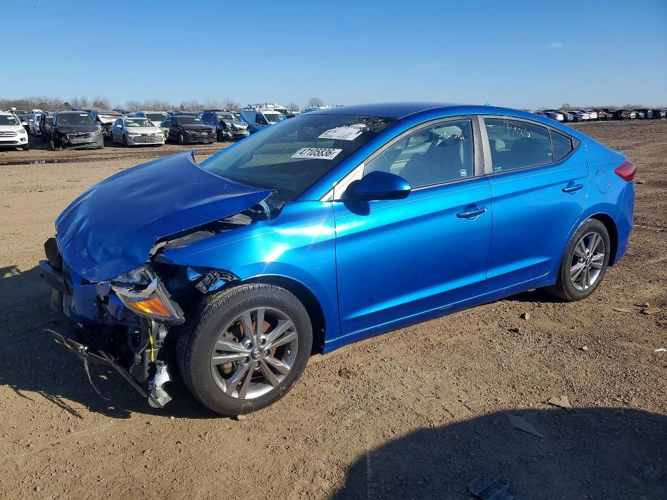 47105836 :رقم المزاد ، KMHD84LF5HU425747 vin ، 2017 Hyundai Elantra مزاد بيع