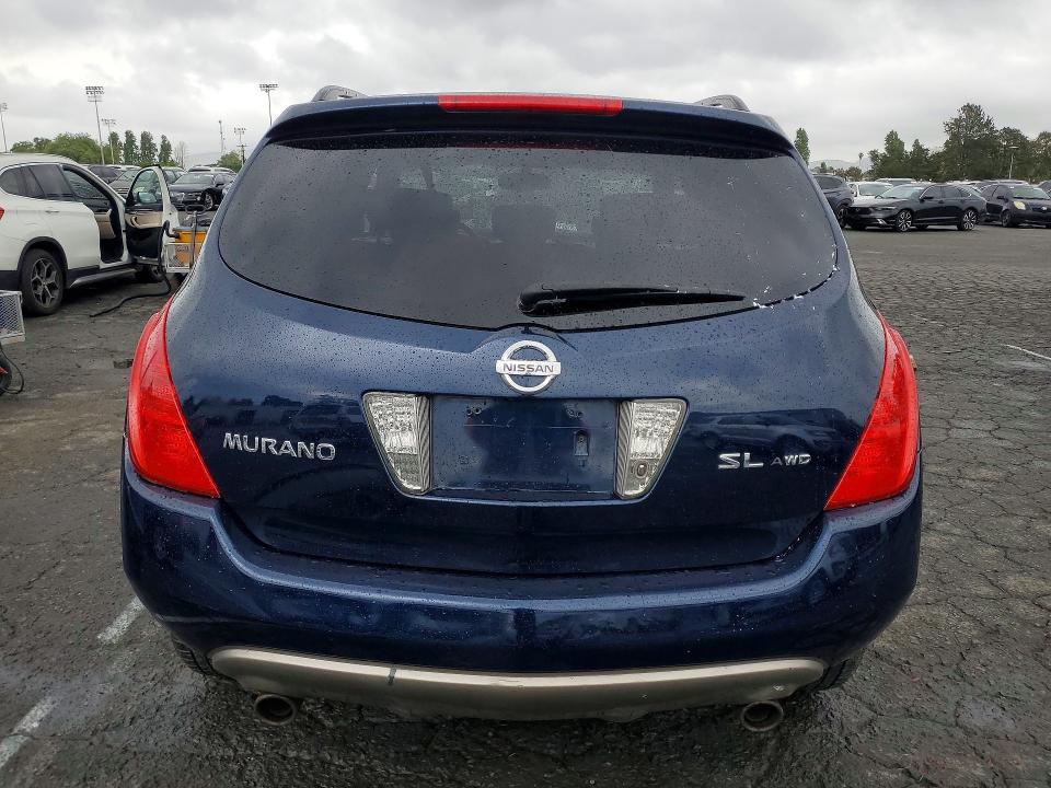 2005 Nissan Murano მანქანა იყიდება აუქციონზე, vin: JN8AZ08W65W402603, აუქციონის ნომერი: 48156726