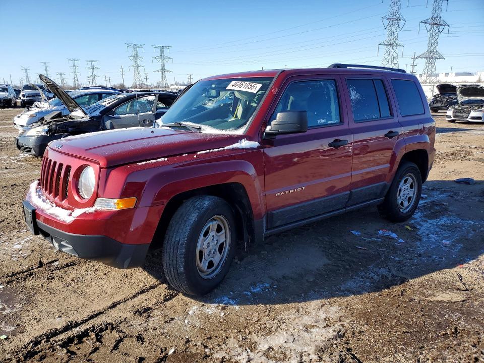 46461956 :رقم المزاد ، 1C4NJPBA6GD748336 vin ، 2016 Jeep Patriot مزاد بيع