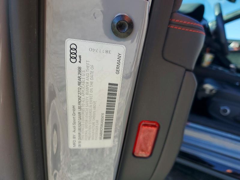 Aukcja sprzedaży 2019 Audi Rs5, vin: WUABWCF5XKA900416, numer aukcji: 79642675