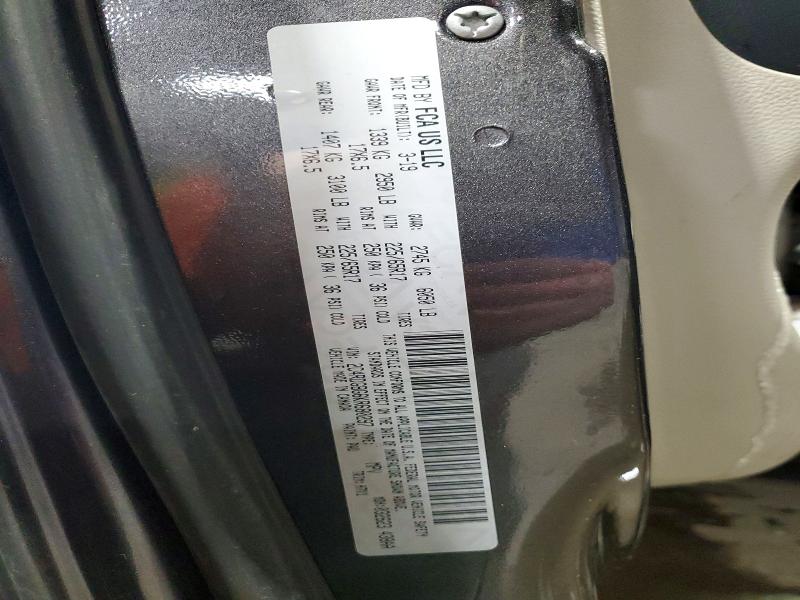 2019 Dodge Grand Caravan მანქანა იყიდება აუქციონზე, vin: 2C4RDGBG6KR680297, აუქციონის ნომერი: 46002396