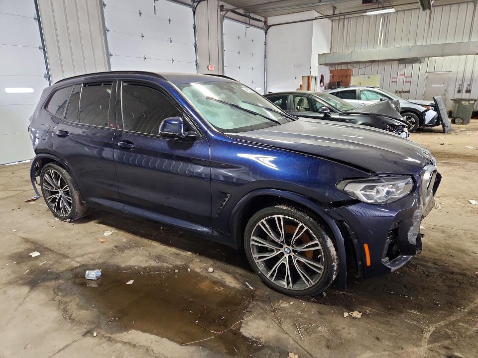 46537316 :رقم المزاد ، 5UX53DP08N9N39431 vin ، 2022 Bmw X3 مزاد بيع