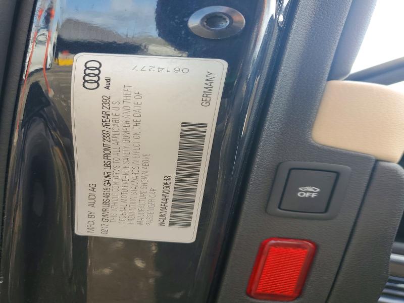 Aukcja sprzedaży 2017 Audi A4, vin: WAUKMAF44HN060548, numer aukcji: 41607696