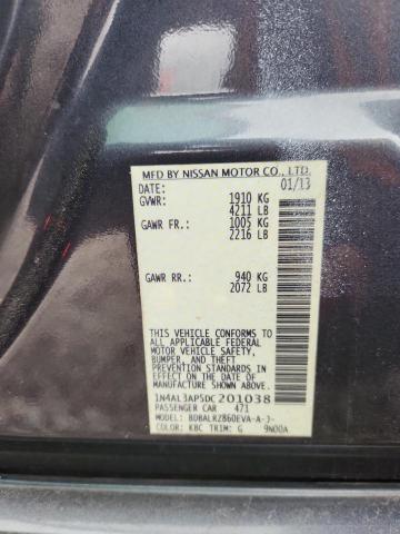 Продажа на аукционе авто 2013 Nissan Altima, vin: 1N4AL3AP5DC201038, номер лота: 45849116