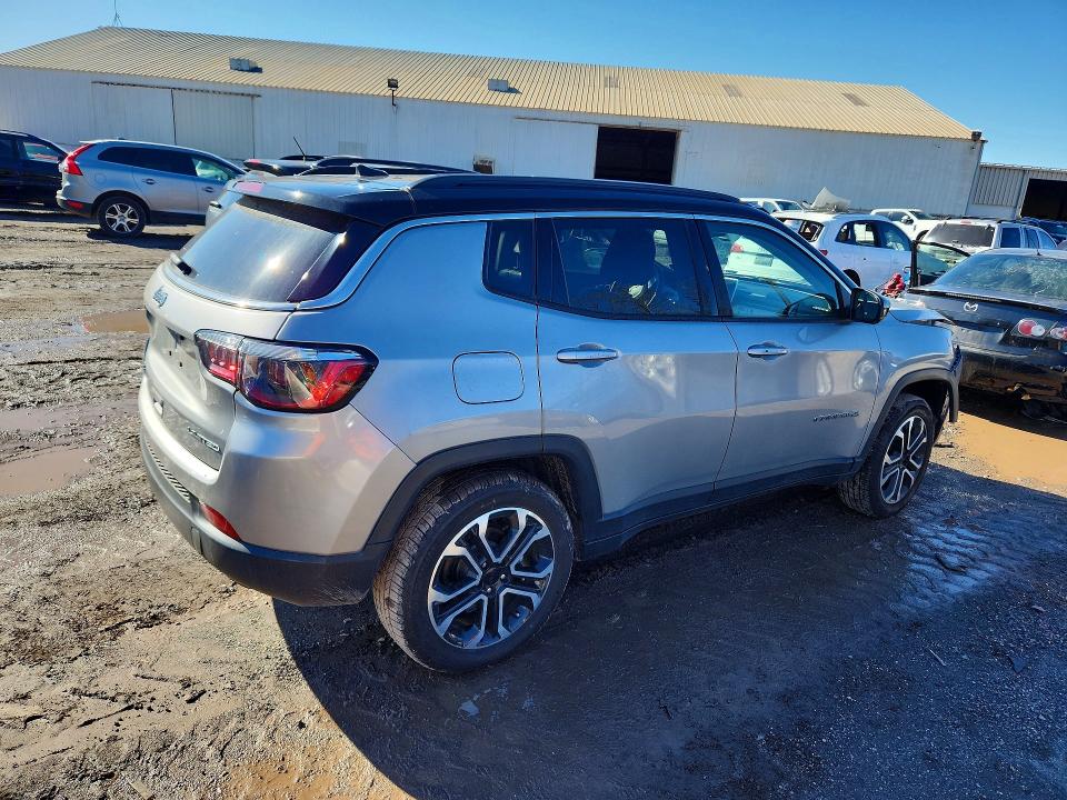 Auction sale of the 2022 Jeep Compass, vin: 3C4NJDCB7NT226389, lot number: 72579115