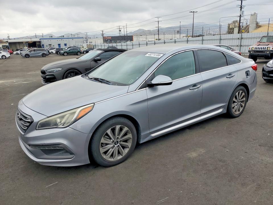 48274106 :رقم المزاد ، 5NPE34AF5FH055501 vin ، 2015 Hyundai Sonata مزاد بيع