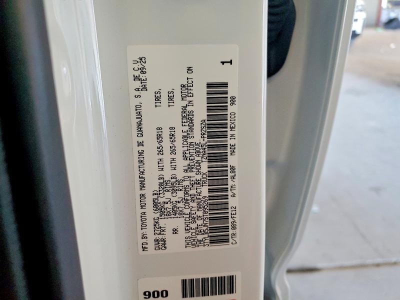 46512316 :رقم المزاد ، 3TYLB5JN7ST095269 vin ، 2025 Toyota Tacoma مزاد بيع