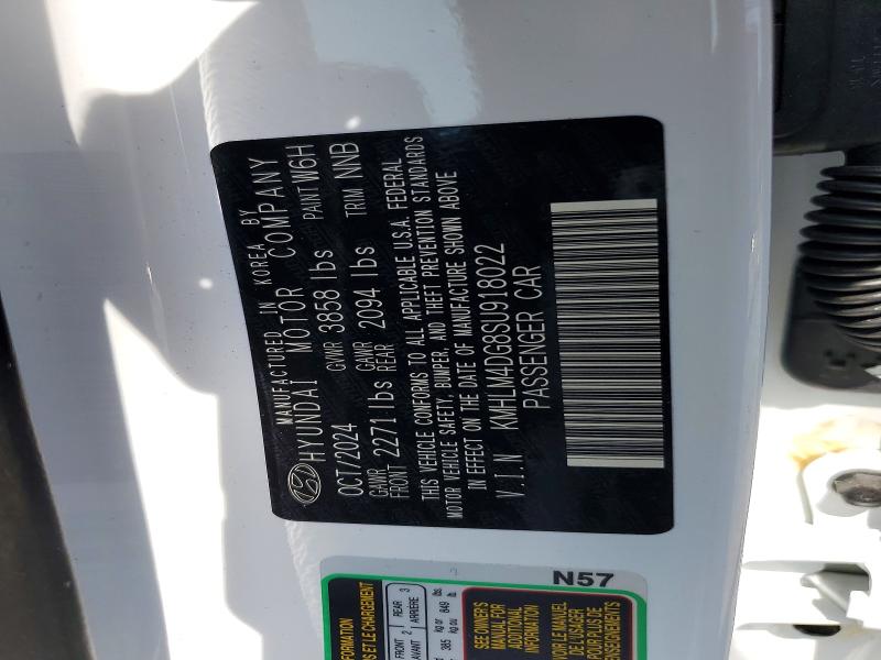 2025 Hyundai Elantra მანქანა იყიდება აუქციონზე, vin: KMHLM4DG8SU918022, აუქციონის ნომერი: 46045646