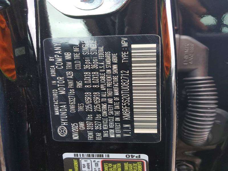 Продажа на аукционе авто 2026 Hyundai Palisade, vin: KM8RF5S20TU082712, номер лота: 46028996