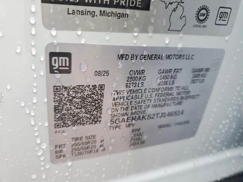 Продажа на аукционе авто 2026 Buick Enclave, vin: 5GAERAKS2TJ146514, номер лота: 42009716