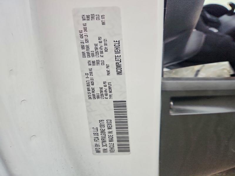 Aukcja sprzedaży 2022 Ram Promaster 3500, vin: 3C7WRVLG8NE138179, numer aukcji: 46314926