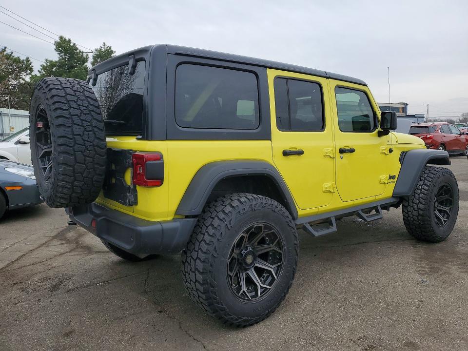 2022 Jeep Wrangler Unlimited მანქანა იყიდება აუქციონზე, vin: 1C4HJXDGXNW253394, აუქციონის ნომერი: 46636726
