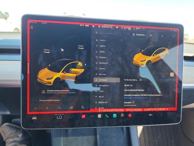 Продажа на аукционе авто 2023 Tesla Model 3, vin: 5YJ3E1EA9PF681454, номер лота: 46994246