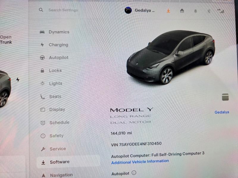 Aukcja sprzedaży 2022 Tesla Model Y, vin: 7SAYGDEE4NF310450, numer aukcji: 45447096