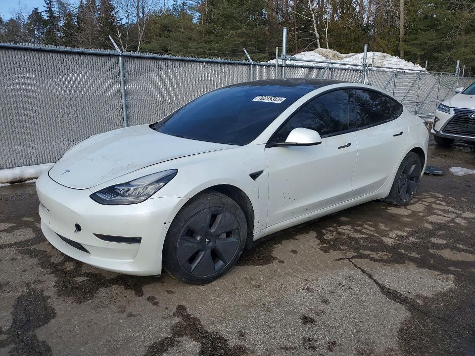 76246365 :رقم المزاد ، 5YJ3E1EA7MF852309 vin ، 2021 Tesla Model 3 مزاد بيع